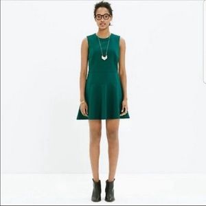 Madewell Emerald Green Anywhere Ponte Dress